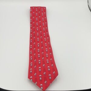 Hermès Paris Silk Frog & Ladder silk tie